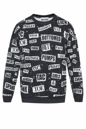 Sweatshirt with a printed logo, zdjęcie 1 Sweatshirt with a printed logo od Moschino